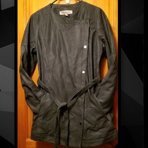 Calvin Klein Jeans Coat Gray Large